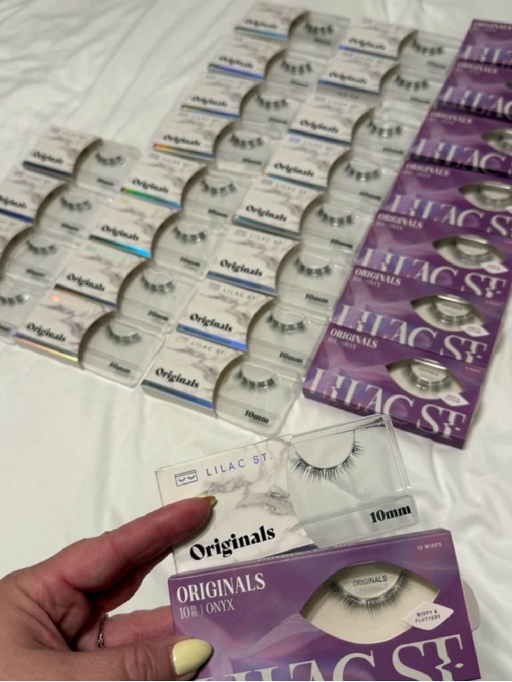Lilac St. Originals 12mm and 10mm Faux Eyelash Clusters total of 20 sets - Picture 2 of 2